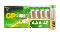 GP Super Alkaline 24A-B40 LR03, AAA   (40 шт. в уп-ке) {10503}