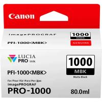 Картридж струйный Canon PFI-1000 MBK 0545C001 черный матовый для Canon Pixma MG5740/MG6840/MG7740