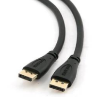 Кабель DisplayPort Gembird/Cablexpert , 1м, 20M/20M, черный, экран, пакет(CC-DP-1M)