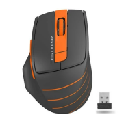 A-4Tech Мышь Fstyler FG30S ORANGE серый/оранжевый оптическая (2000dpi) беспроводная USB