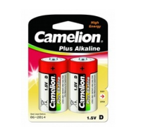 Camelion..LR20 Plus Alkaline BL-2 (LR20-BP2, батарейка,1.5В)  (2 шт. в уп-ке)