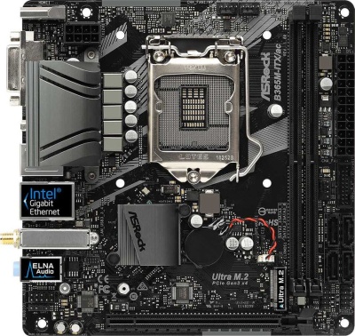 Asrock B365M-ITX/AC RTL {LGA 1151v2, Intel B365, mini-ITX} фото в интернет-магазине Business Service Group