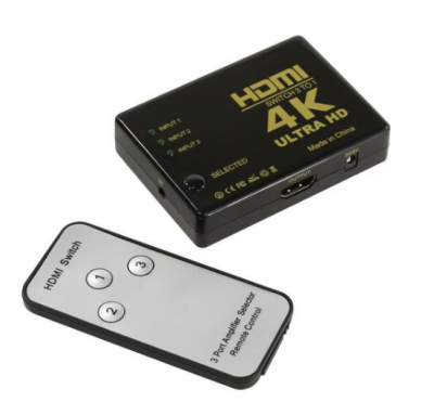 ORIENT HDMI 4K Switch HS0301H, 3-1, HDMI 1.4/3D, UHDTV 4K(3840x2160)/HDTV1080p/1080i/720p, HDCP1.2, встроенный ИК приемник, пульт ДУ, питание от HDMI, пл.корпус (30372) фото в интернет-магазине Business Service Group